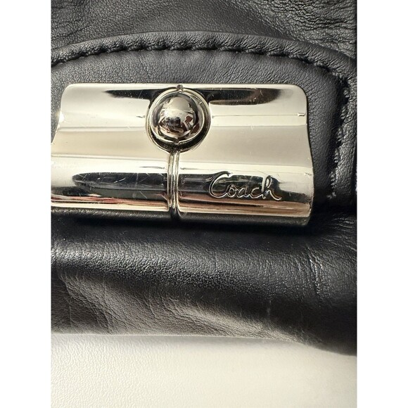 Coach KRISTIN Leather Satchel Handbag Double Strap & Zipper D1093-14782 Dust Bag - Picture 13 of 16